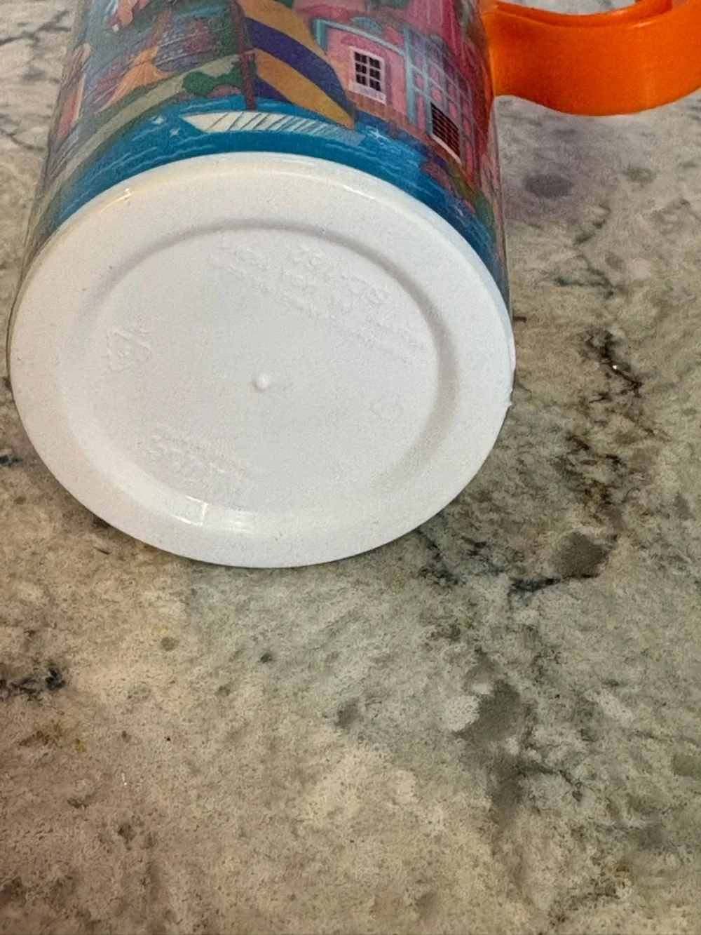 Disney Orange & Blue Mickey Mouse Travel Mug
